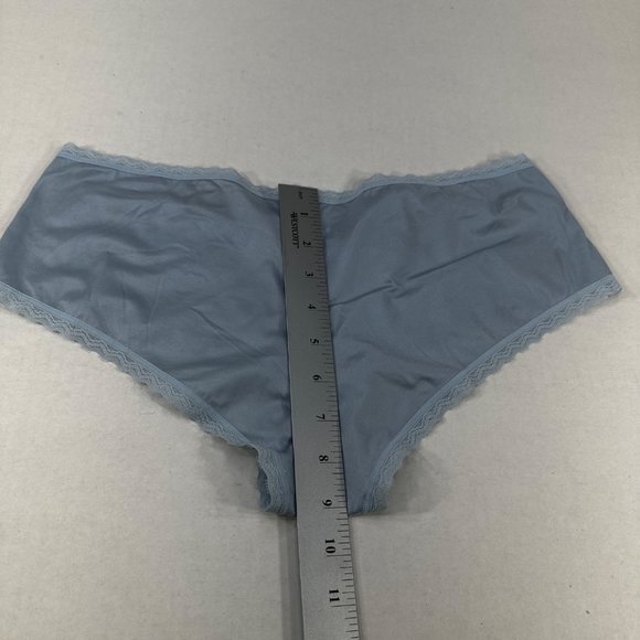Maidenform Women's Size XL 8 Panty Hipster Cheeky Lace Comfort Devotion Blue New - Picture 9 of 9